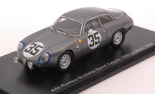 Indlæs billede til gallerivisning Alfa Romeo GIULIETTA SPORT ZAGATO #35 BISCALDI/KIM 24H LE MANS 1963 grå 1:43