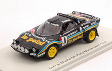 Indlæs billede til gallerivisning Lancia STRATOS #4 DARNICHE/MAHE RALLY MONTE CARLO 1981 sort/gul/blå 1:43