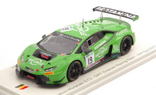 Indlæs billede til gallerivisning Lamborghini HURACAN GT3 #19 INEICHEN/GIANMARIA/PEREZ COMPANC 24H SPA 2017 grøn 1:43