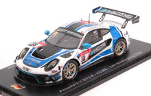 Indlæs billede til gallerivisning Porsche 911 GT3 R #18 BAMBER/BERNHARD/BERGMEISTER/OLSEN 24H NURBURGRING 2020 hvid/blå/sort 1:43