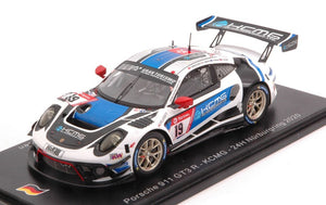 Porsche 911 GT3 R #19 IMPERATORI/LIBERATI/BURDON/OLSEN 24H NURBURGRING 2020 hvid/blå/sort 1:43