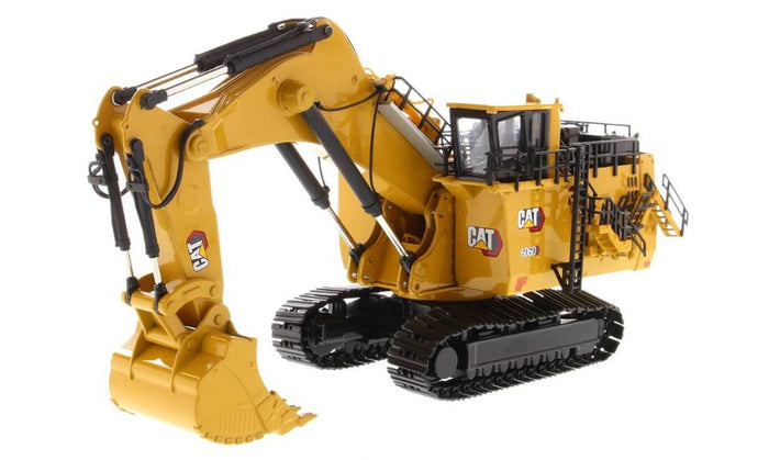 CATERPILLAR CAT6060 ESCAVATORE CINGOLATO - TRACTOR HYDRAULIC EXCAVATOR MINING FRONT SHOVEL SCRAPER YELLOW BLACK 1:87
