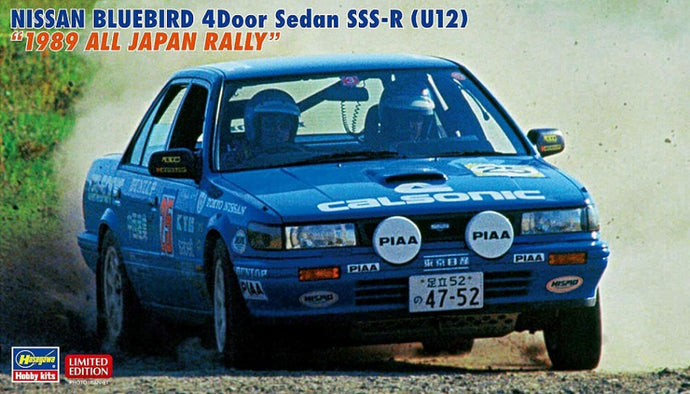 NISSAN DATSUN BLUEBIRD SEDAN SSS-R (U12) TEAM CALSONIC RALLY JAPAN 1989 - N 25 - N 23 / 1:24