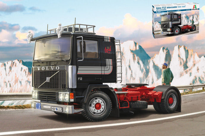 VOLVO F-12 INTERCOOLER LOW ROOF W/ACCESSORIES KIT 1:24