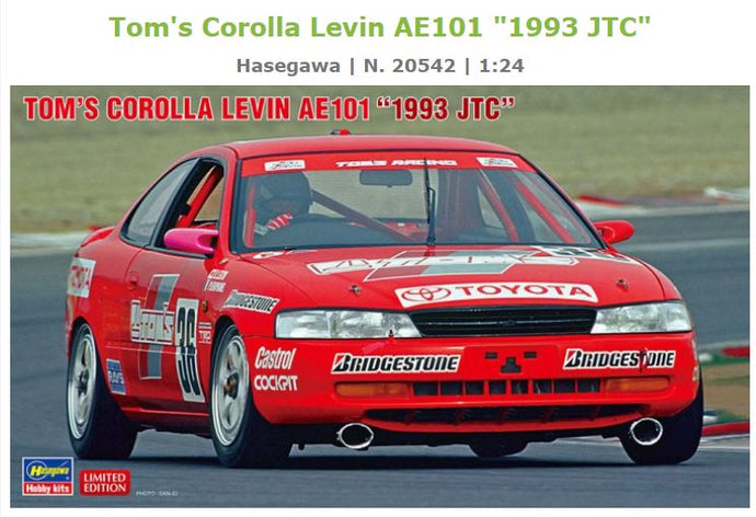 TOYOTA COROLLA LEVIN (AE101) N JTC SEASON 1993 - N 36 - N 37 / 1:24