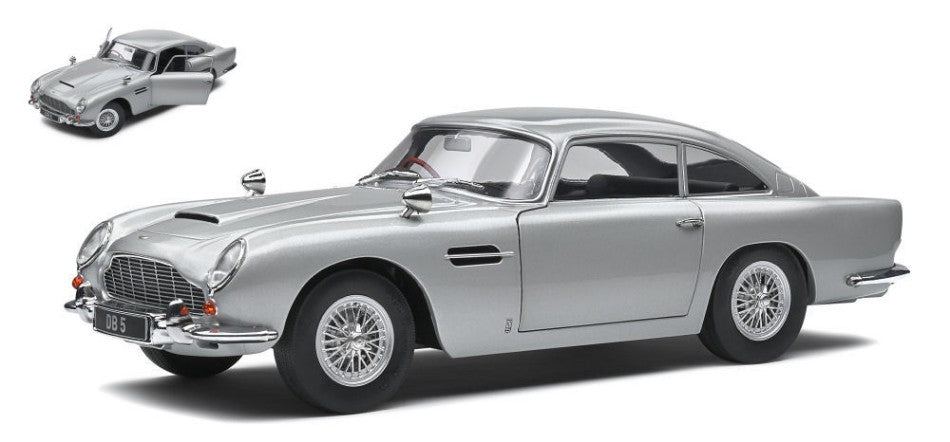 ASTON MARTIN DB5 1964 SILVER BIRCH 1:18