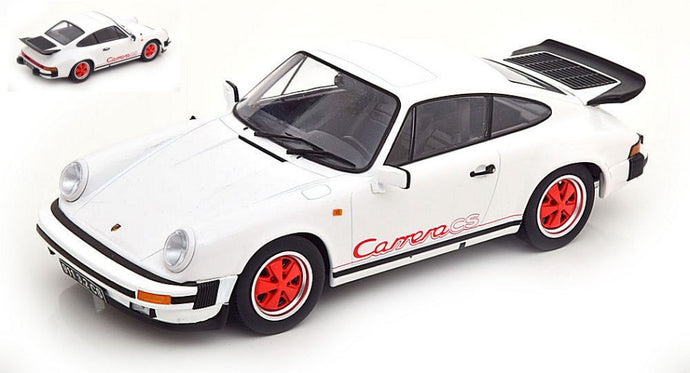 PORSCHE 911 CARRERA 3.2 CLUBSPORT 1989 WHITE 1:18