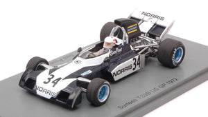 Surtees TS9B #34 SAM POSEY US GP 1972 mørk blå/hvid 1:43