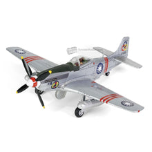 Indlæs billede til gallerivisning Mustang P-51 D ROCA AIRCRAFT FIGHTER 21st Squadron, 4th Fighter Group, Captain Hsu Hua Chiang 1947 sølv/sort/brun 1:72