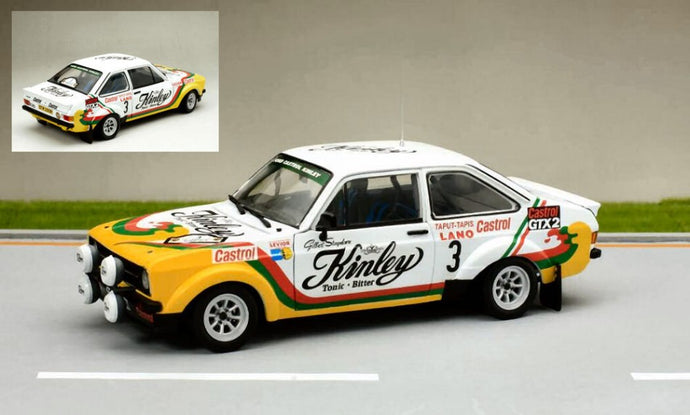 FORD ESCORT MKII RS1800 N.3 2nd RALLY YPRES 1978 STAEPELAERE-FRANS.1:18