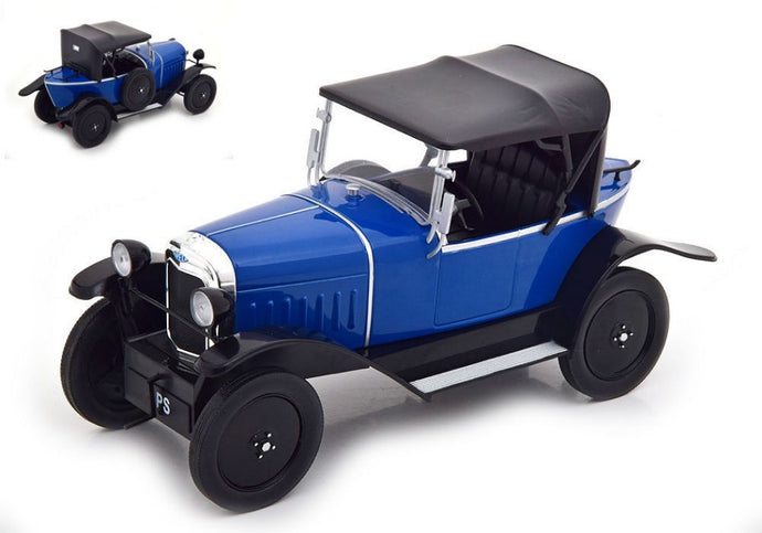OPEL 4 PS CABRIOLET CLOSED 1926 BLUE BLACK 1:18