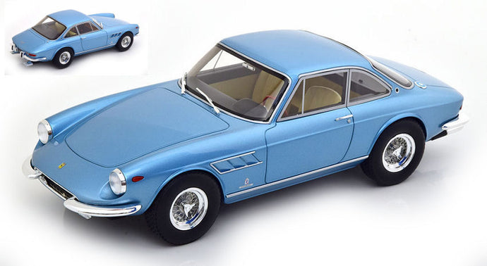 FERRARI 330 GTC 1966 LIGHT BLUE METALLIC 1:18