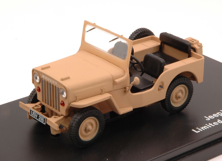 JEEP WILLYS CJ3B 1953 OPEN DESERT SAND 1:43