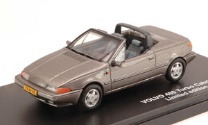 VOLVO 480 TURBO CABRIOLET 1990 GUN GREY 1:43