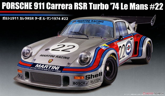 PORSCHE 911 CARRERA RSR TURBO N.22 LE MANS 1974 MARTINI KIT 1:24