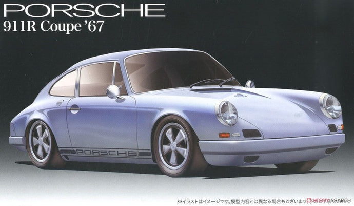 PORSCHE 911 R COUPE 1967 LIGHT BLUE KIT 1:24