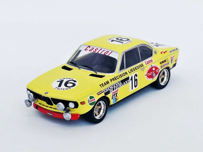 BMW 2800CS 24H SPA-FRANCORCHAMPS 1972 XHENCEVAL/DE FIERLANT 1:43