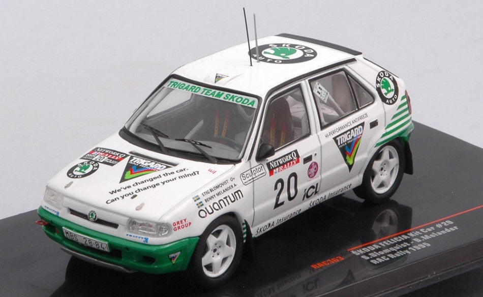 SKODA FELICIA KIT CAR N.20 RAC RALLY 1995nBLOMQVIST/MELANDER 1:43