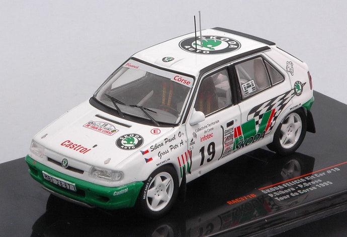 SKODA FELICIA KIT CAR N.19 RALLY TOUR DE CORSE 1995nSIBER/GROSS 1:43