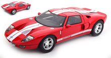 Indlæs billede til gallerivisning FORD GT CONCEPT 2004 RED W/WHITE STRIPES 1:12