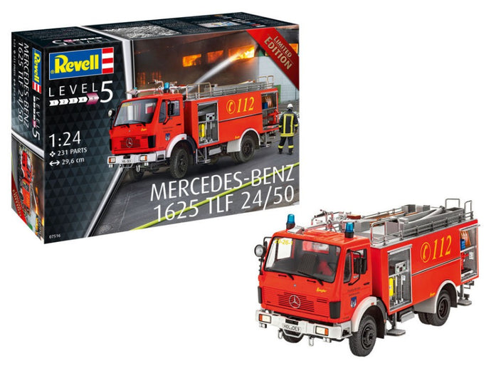FIRE ENGINE MERCEDES 1625 TLF 24/50 KIT 1:24
