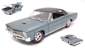 PONTIAC GTO HURST 1965 METALLIC LIGHT BLUE 1:18
