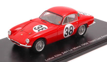 Indlæs billede til gallerivisning Lotus ELITE #38 MALLE/VIDILLES 24H LE MANS 1959 rød 1:43