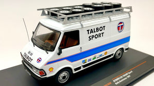 Citroen C 35 'TALBOT SPORT' 1981 - ASSISTANCE + ROOF RACK AND WHEELS hvid/blå 1:43