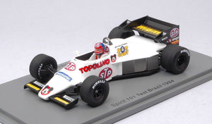 SPIRIT 101 EMERSON FITTIPALDI TEST BRAZIL 1984 hvid/sort/rød 1:43