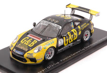 Indlæs billede til gallerivisning PORSCHE 911 991-2 GT3 CUP N 1 PORSCHE CARRERA CUP SCANDINAVIE CHAMPION 2020 L.SUNDAHL BLACK YELLOW 1:43