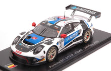 Indlæs billede til gallerivisning Porsche 911 GT3 R #21 BURDON/IMPERATORI/LIBERATI 24H SPA 2020 hvid/blå/sort 1:43
