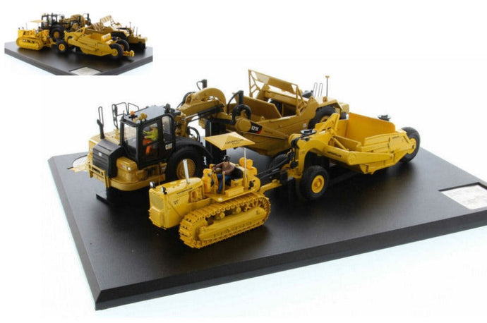 CAT 621K & No.70 SCAPERS W/D7 TRACK TYPE TRACTOR 1:50