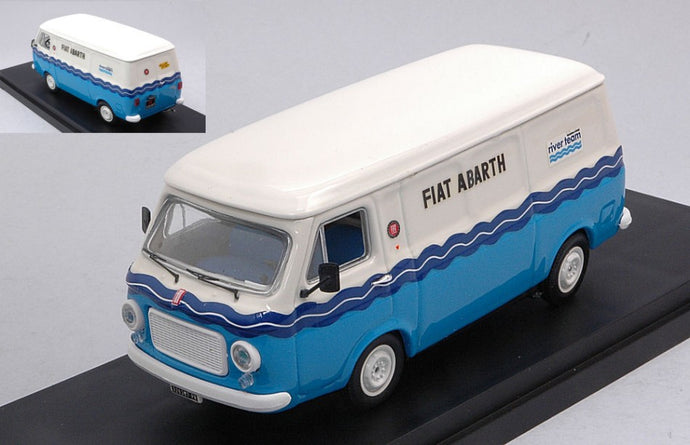 FIAT 238 VAN - ABARTH RIVER TEAM 1972 BLUE WHITE 1:43