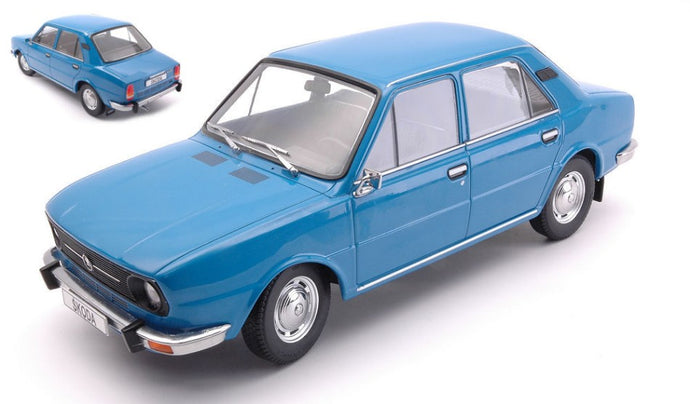 SKODA 105L 1976 BLUE 1:18