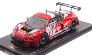 Audi R8 LMS GT3 #7 DONTJE/NIEDERHAUSER/ORTMANN 24H NURBURGRING 2020 rød/sort/grå 1:43