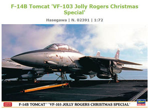 GRUMMAN F-14A TOMCAT VF-103 JOLLY ROGERS CHRISTMAS SPECIAL MILITARY AIRPLANE 1974 / 1:72