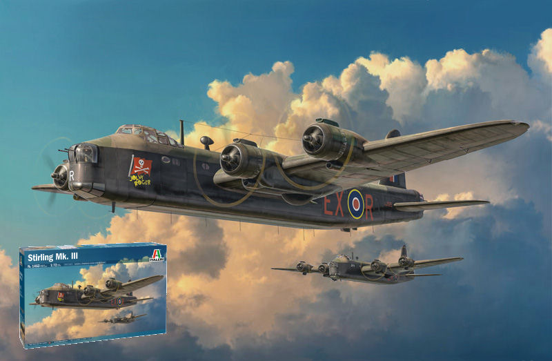 STIRLING MK.III MILITARY AIRPLANE 1939 / 1:72