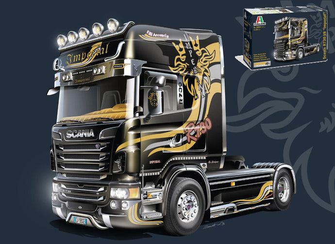 SCANIA R730 TRACTOR TRUCK V8 TOPLINE 2-ASSI 2011 / 1:24