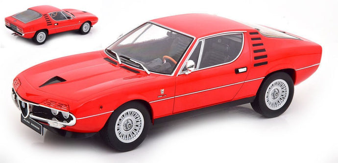 ALFA ROMEO MONTREAL 1970 - BLACK INTERIOR ALFA RED 1:18