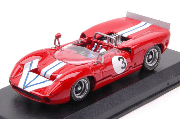 LOLA T70 SPIDER N 3 BRIGDGEHAMPTON 1968 G.RALPH RED 1:43
