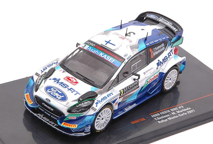 FORD FIESTA WRC N.3 RALLY MONTE CARLO 2021 SUNINEN/MARKKULA 1:43