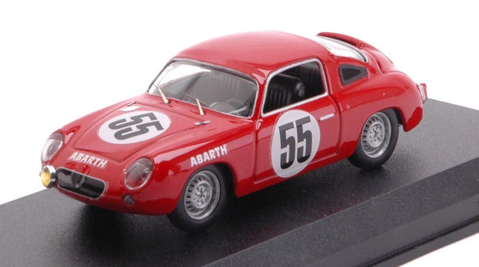 FIAT ABARTH 700S COUPE TEAM ABARTH & CIE N 55 24h LE MANS 1961 P.CONDRILLIER - C.FOITEK RED 1:43