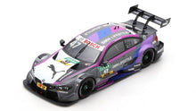Indlæs billede til gallerivisning BMW M4 DTM #47 JOEL ERIKSSON HOCKENHEIM 2018 sort/lilla 1:43
