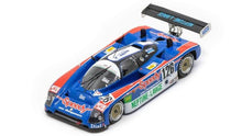 Indlæs billede til gallerivisning ARGO JM19C #126 LECERF/ROUSSELOT/MESSAOUDI 18th 24H LE MANS 1989 blå/rød/hvid 1:43