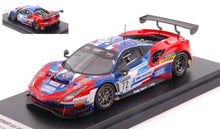 Indlæs billede til gallerivisning Ferrari 488 GT3 EVO #72 MOLINA/SIROTKIN/RIGON 24H SPA 2020 rød/blå 1:43