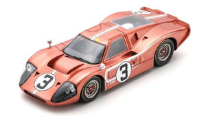 Ford GT40 MK IV #3 ANDRETTI/BIANCHI 24H LE MANS 1967 lyserød metallic 1:43
