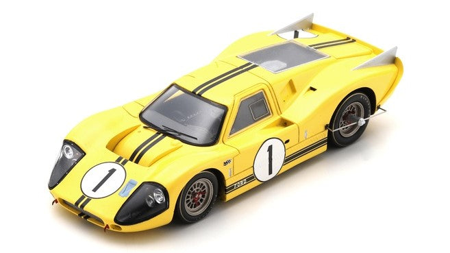 FORD GT40 MK IV N.1 LE MANS TEST DAY APRIL 1967 BRUCE MC LAREN 1:43