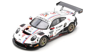 Porsche 911 GT3 R #23 SCHELL/JACOMA/LEUTWILER/MENZEL 24H SPA 2021 hvid/sort/rød 1:43