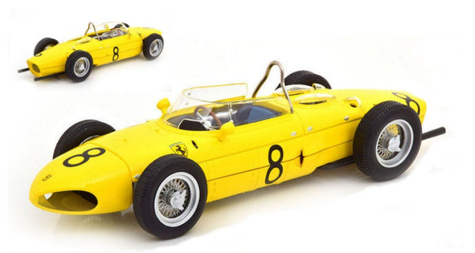 FERRARI 156 F1 SHARKNOSE O.GENDEBIEN 1961 N.8 BELGIUM GP 1:18