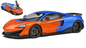 Mclaren 600LT F1 Team Tribute Livery 2020 orange/blå 1:18